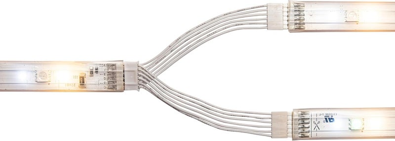 Litcessory Splitter for Philips Hue, WiZ Lightstrip (2 Pack, White - STANDARD 6-PIN V3 / WiZ Lightstrip) - Image 3